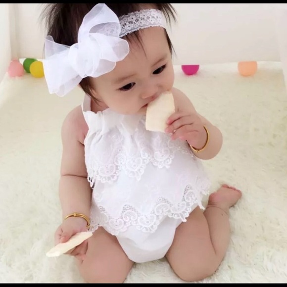 2for15 NWT beautiful one pc for baby girl - Picture 3 of 8